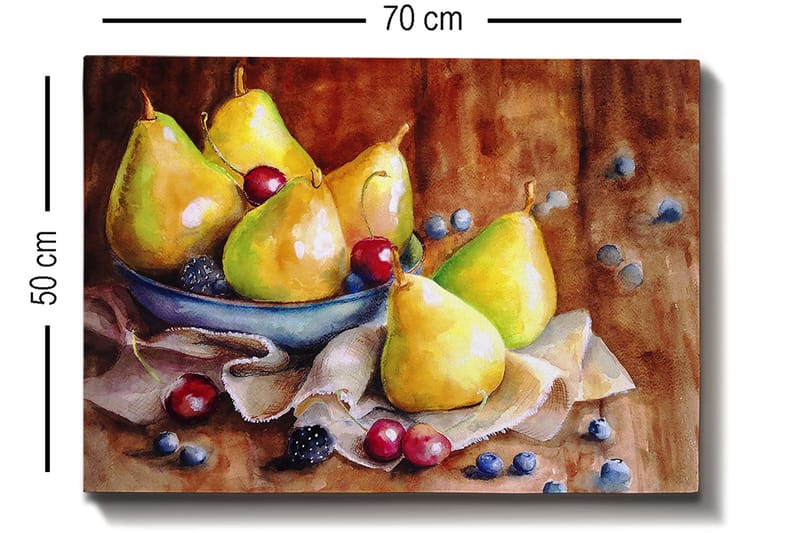 Koristeellinen Canvastaulu 50x70 cm - Monivärinen - Sisustustuotteet - Taulu & taide - Canvas-taulu