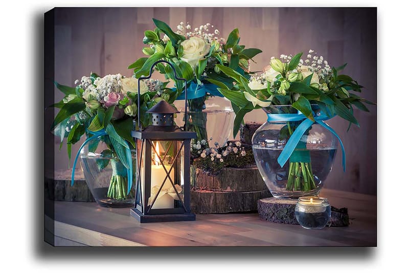 Koristeellinen Canvastaulu 50x70 cm - Monivärinen - Sisustustuotteet - Taulu & taide - Canvas-taulu