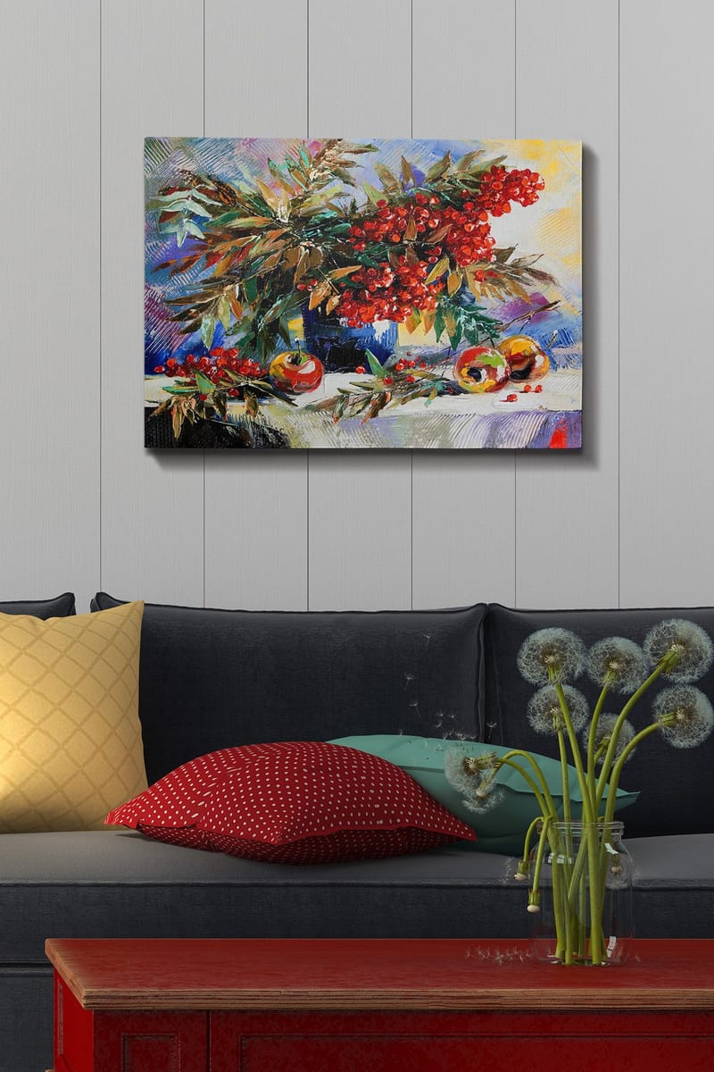 Koristeellinen Canvastaulu 50x70 cm - Monivärinen - Sisustustuotteet - Taulu & taide - Canvas-taulu