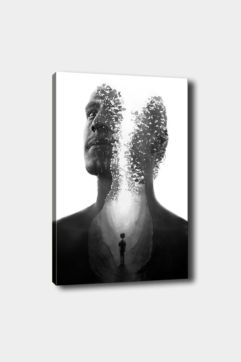 Koristeellinen Canvastaulu 50x70 cm - Monivärinen - Sisustustuotteet - Taulu & taide - Canvas-taulu