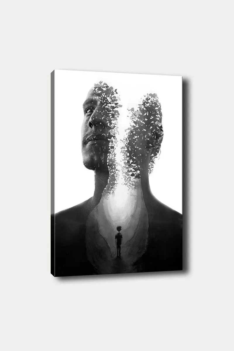 Koristeellinen Canvastaulu 50x70 cm - Monivärinen - Sisustustuotteet - Taulu & taide - Canvas-taulu