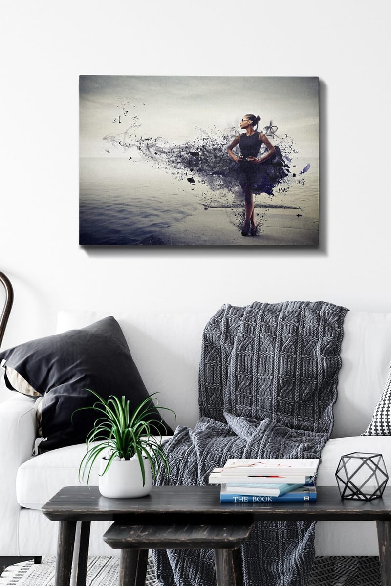 Koristeellinen Canvastaulu 50x70 cm - Monivärinen - Sisustustuotteet - Taulu & taide - Canvas-taulu