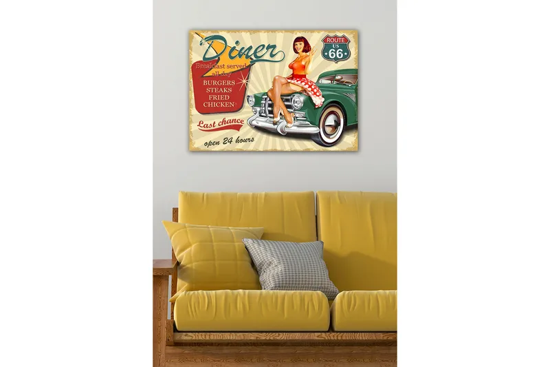 Koristeellinen Canvastaulu 50x70 cm, Monivärinen