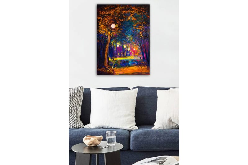 Koristeellinen Canvastaulu 50x70 cm - Monivärinen - Sisustustuotteet - Taulu & taide - Canvas-taulu