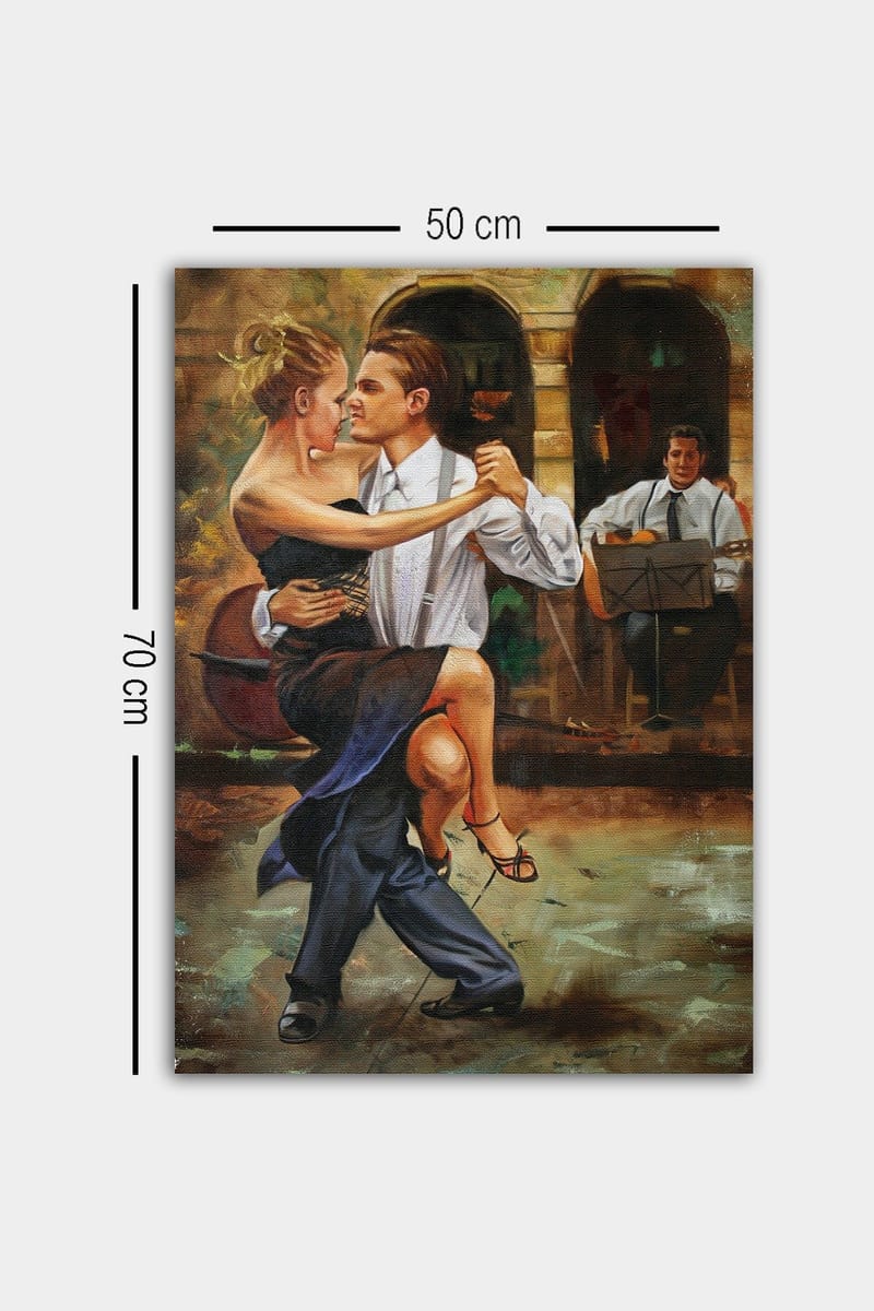 Koristeellinen Canvastaulu 50x70 cm - Monivärinen - Sisustustuotteet - Taulu & taide - Canvas-taulu