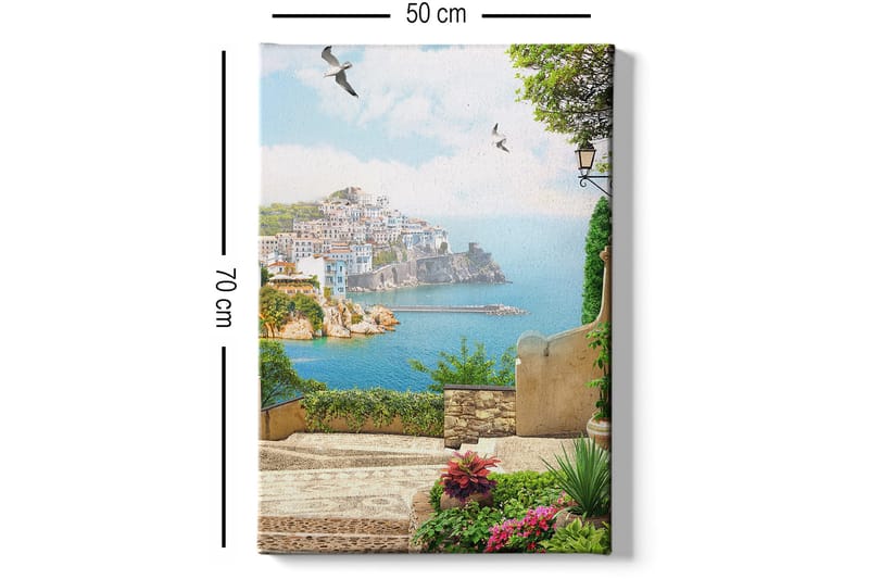 Koristeellinen Canvastaulu 50x70 cm - Monivärinen - Sisustustuotteet - Taulu & taide - Canvas-taulu