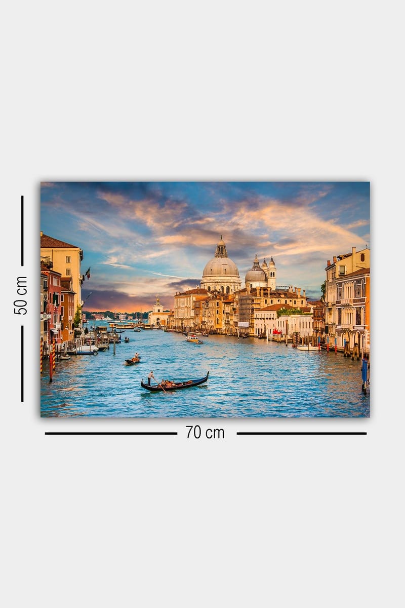 Koristeellinen Canvastaulu 50x70 cm - Monivärinen - Sisustustuotteet - Taulu & taide - Canvas-taulu