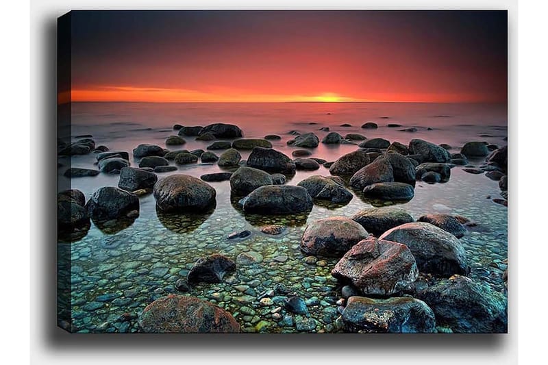 Koristeellinen Canvastaulu 50x70 cm - Monivärinen - Sisustustuotteet - Taulu & taide - Canvas-taulu