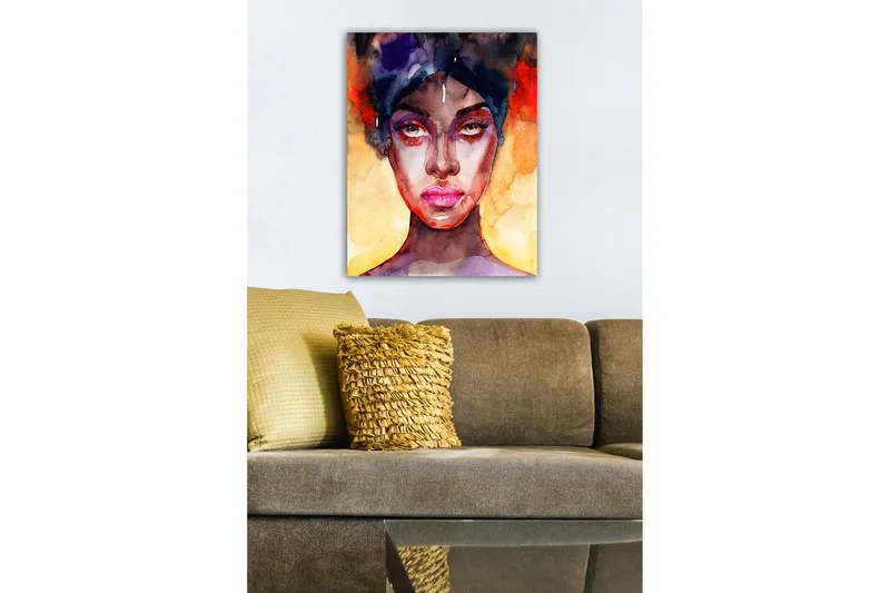 Koristeellinen Canvastaulu 50x70 cm - Monivärinen - Sisustustuotteet - Taulu & taide - Canvas-taulu