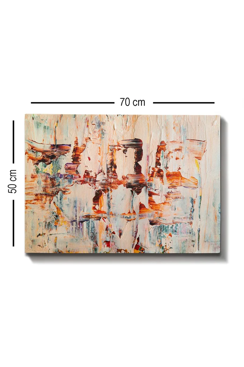 Koristeellinen Canvastaulu 50x70 cm - Monivärinen - Sisustustuotteet - Taulu & taide - Canvas-taulu