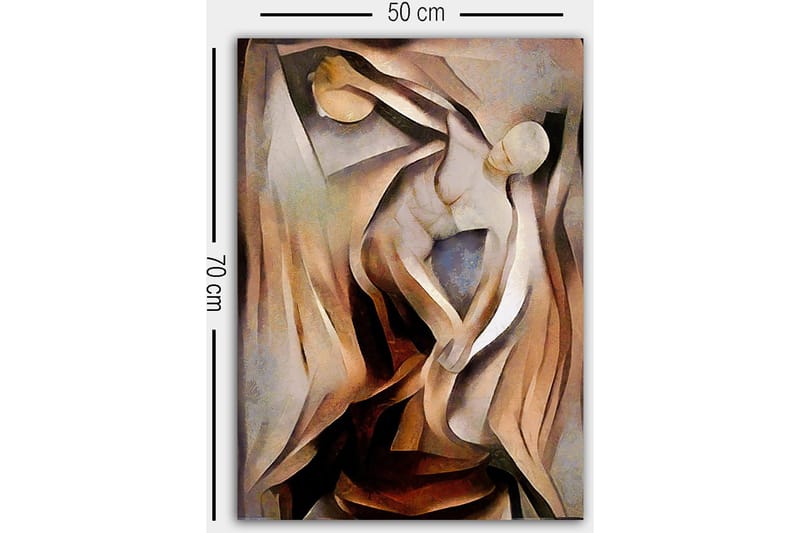Koristeellinen Canvastaulu 50x70 cm - Monivärinen - Sisustustuotteet - Taulu & taide - Canvas-taulu