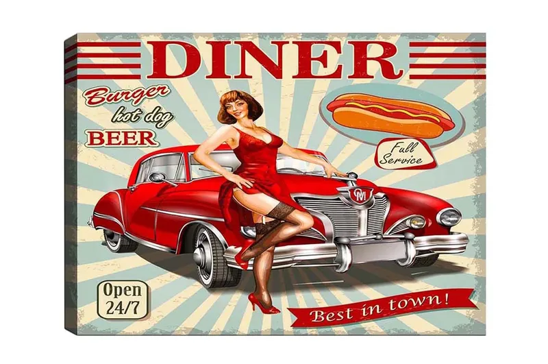 Koristeellinen Canvastaulu 50x70 cm, Monivärinen