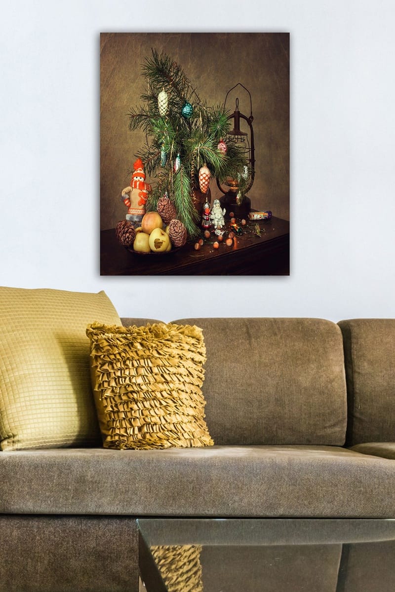 Koristeellinen Canvastaulu 50x70 cm - Monivärinen - Sisustustuotteet - Taulu & taide - Canvas-taulu