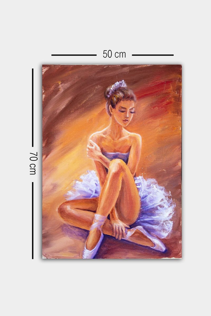 Koristeellinen Canvastaulu 50x70 cm - Monivärinen - Sisustustuotteet - Taulu & taide - Canvas-taulu