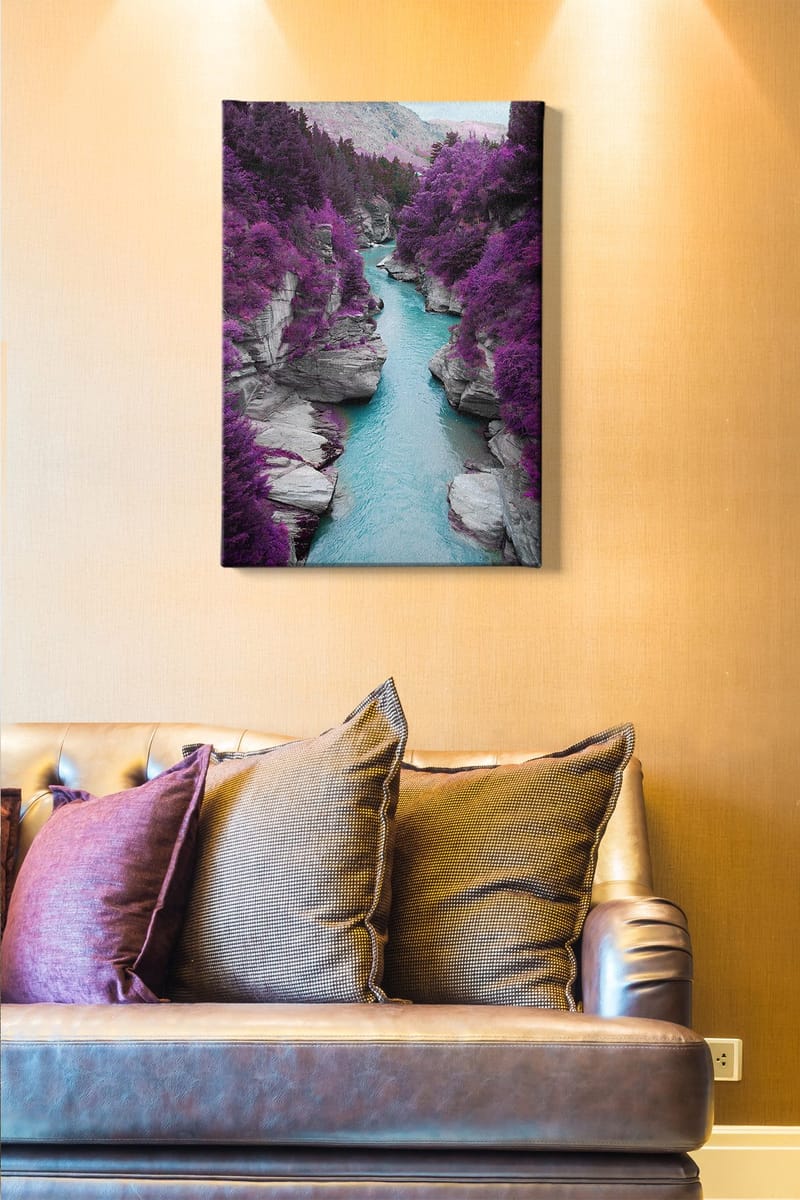 Koristeellinen Canvastaulu 50x70 cm - Monivärinen - Sisustustuotteet - Taulu & taide - Canvas-taulu