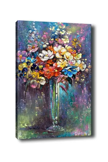 Koristeellinen Canvastaulu 50x70 cm - Monivärinen - Sisustustuotteet - Taulu & taide - Canvas-taulu
