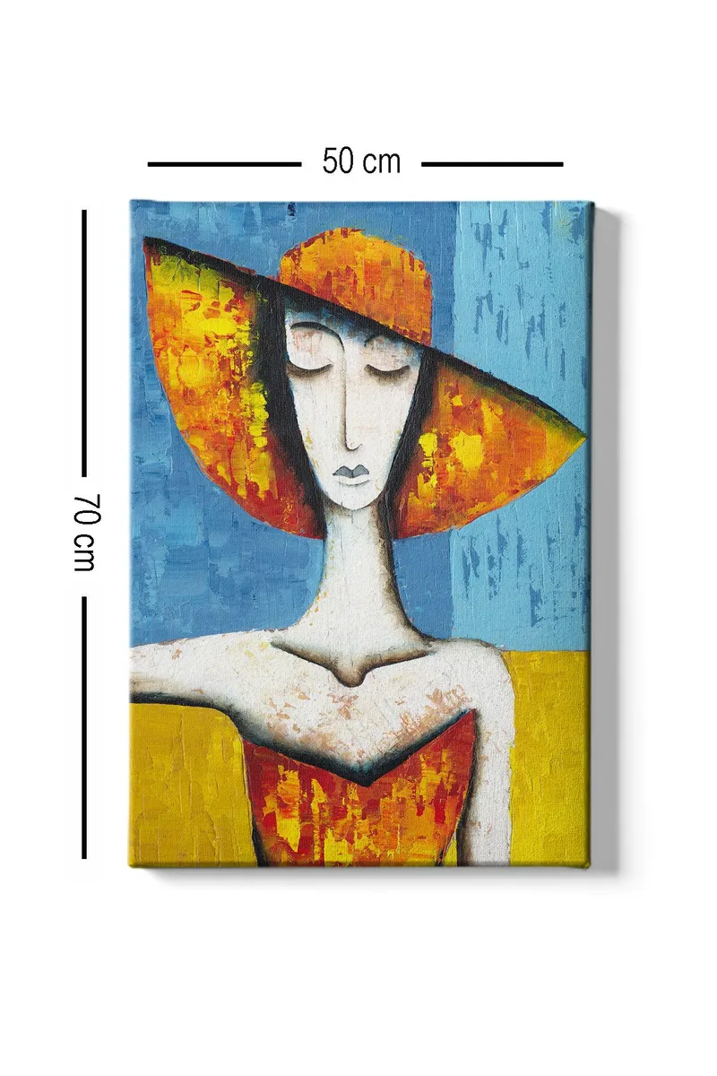 Koristeellinen Canvastaulu 50x70 cm - Monivärinen - Sisustustuotteet - Taulu & taide - Canvas-taulu