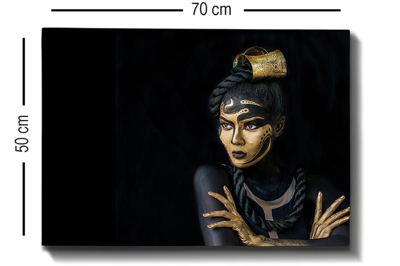 Koristeellinen Canvastaulu 50x70 cm - Monivärinen - Sisustustuotteet - Taulu & taide - Canvas-taulu