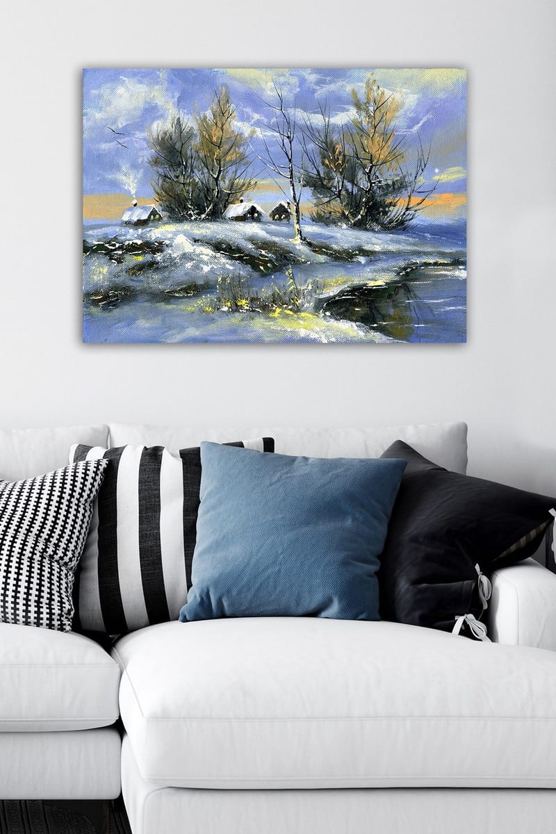 Koristeellinen Canvastaulu 50x70 cm - Monivärinen - Sisustustuotteet - Taulu & taide - Canvas-taulu