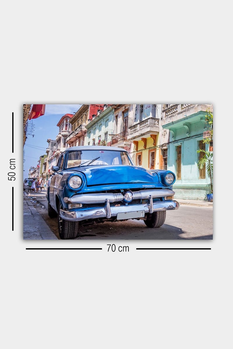 Koristeellinen Canvastaulu 50x70 cm - Monivärinen - Sisustustuotteet - Taulu & taide - Canvas-taulu