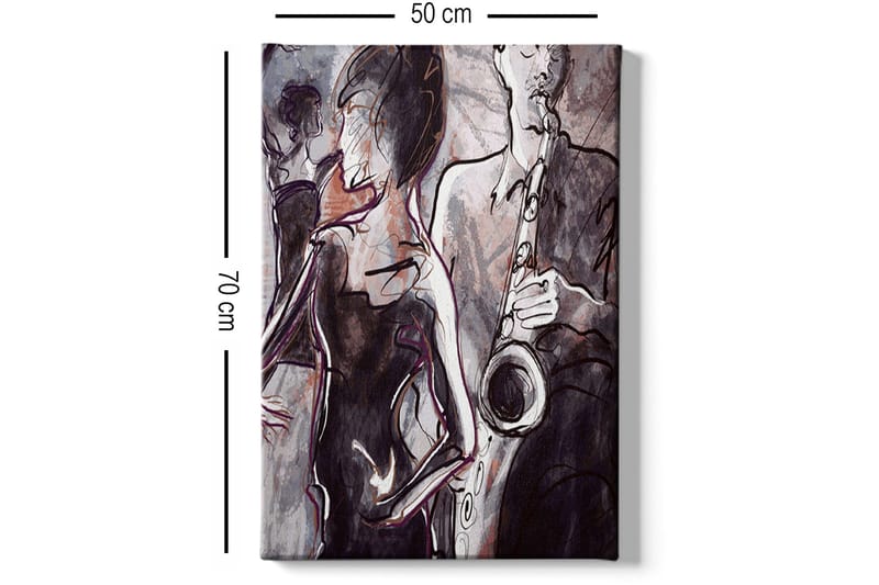 Koristeellinen Canvastaulu 50x70 cm - Monivärinen - Sisustustuotteet - Taulu & taide - Canvas-taulu