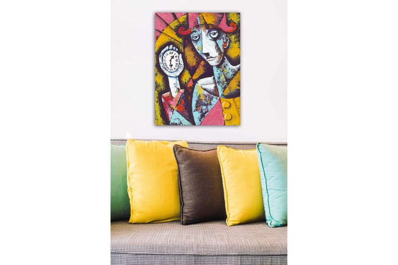 Koristeellinen Canvastaulu 50x70 cm - Monivärinen - Sisustustuotteet - Taulu & taide - Canvas-taulu