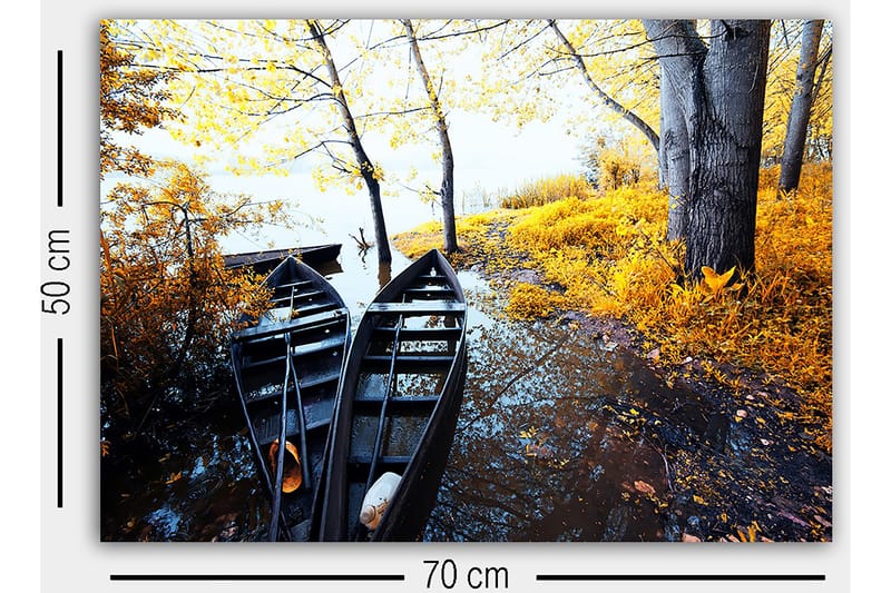 Koristeellinen Canvastaulu 50x70 cm - Monivärinen - Sisustustuotteet - Taulu & taide - Canvas-taulu