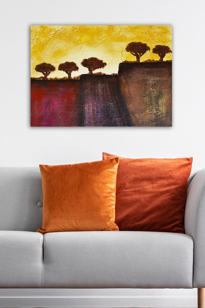 Koristeellinen Canvastaulu 50x70 cm - Monivärinen - Sisustustuotteet - Taulu & taide - Canvas-taulu