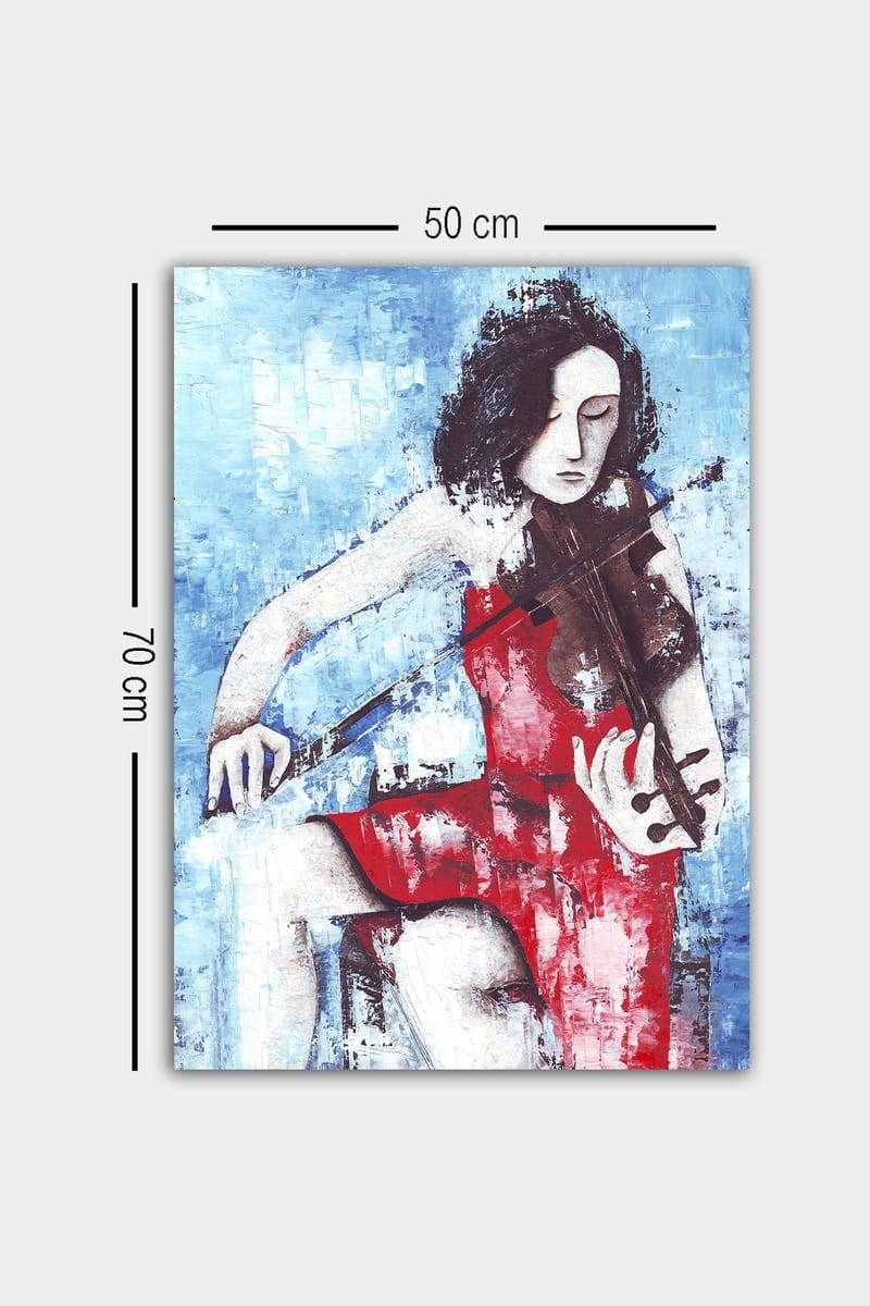 Koristeellinen Canvastaulu 50x70 cm - Monivärinen - Sisustustuotteet - Taulu & taide - Canvas-taulu