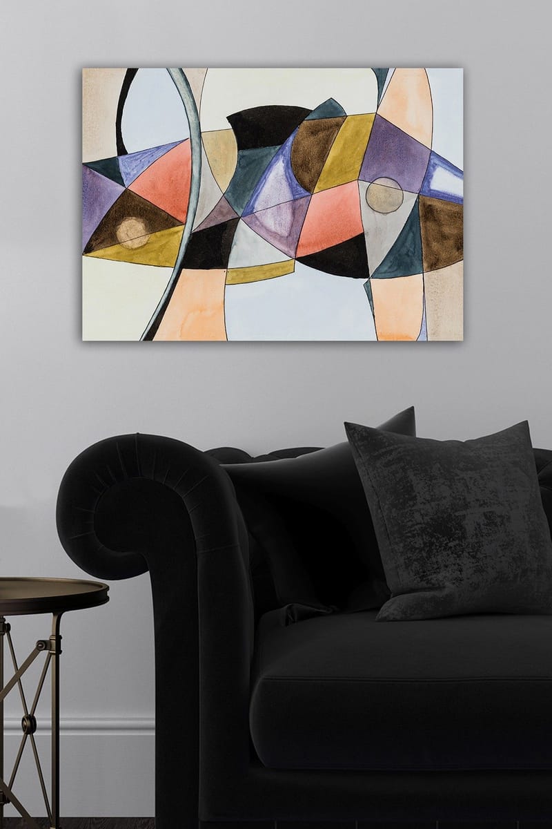 Koristeellinen Canvastaulu 50x70 cm - Monivärinen - Sisustustuotteet - Taulu & taide - Canvas-taulu