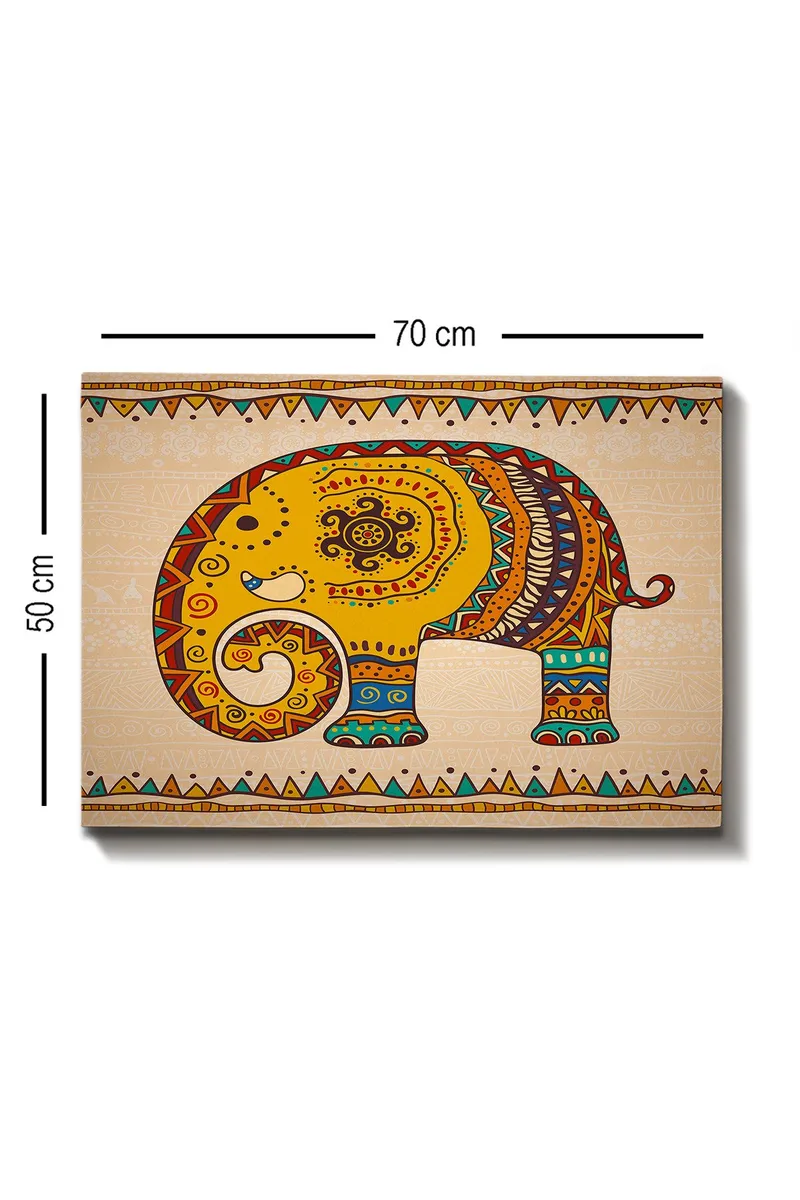 Koristeellinen Canvastaulu 50x70 cm - Monivärinen - Sisustustuotteet - Taulu & taide - Canvas-taulu