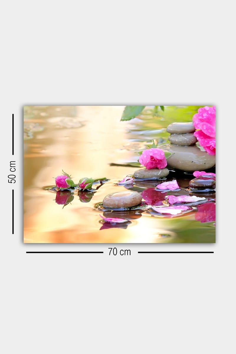 Koristeellinen Canvastaulu 50x70 cm - Monivärinen - Sisustustuotteet - Taulu & taide - Canvas-taulu