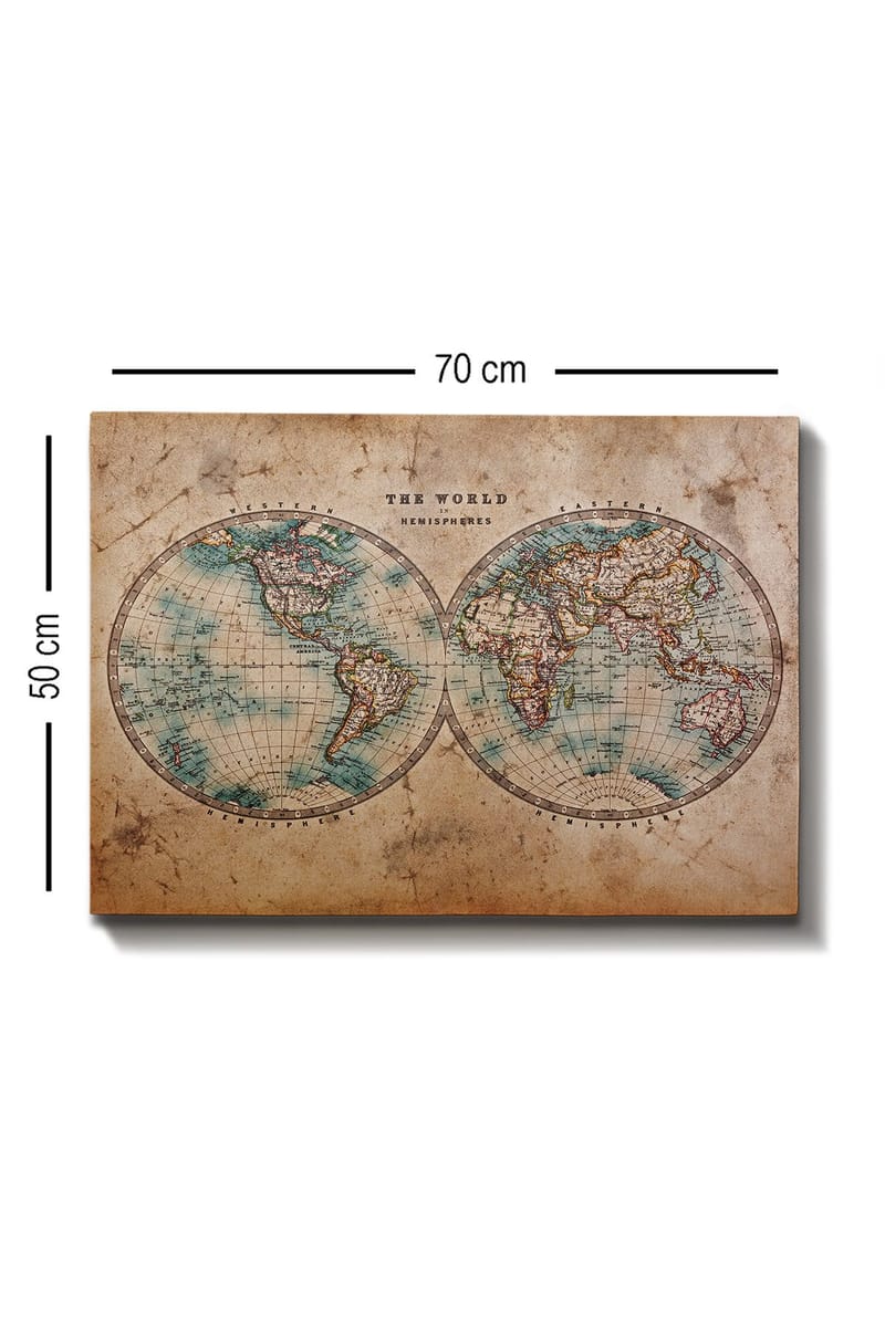 Koristeellinen Canvastaulu 50x70 cm - Monivärinen - Sisustustuotteet - Taulu & taide - Canvas-taulu