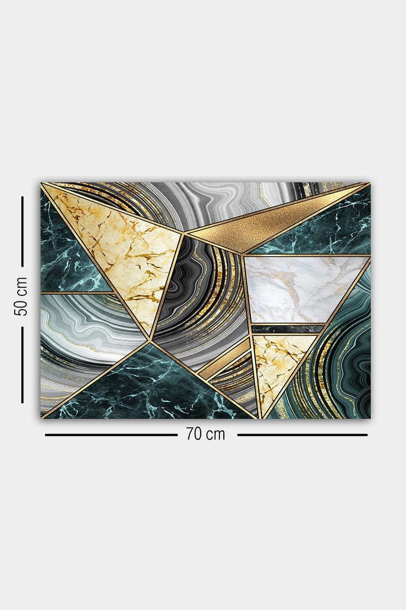 Koristeellinen Canvastaulu 50x70 cm - Monivärinen - Sisustustuotteet - Taulu & taide - Canvas-taulu