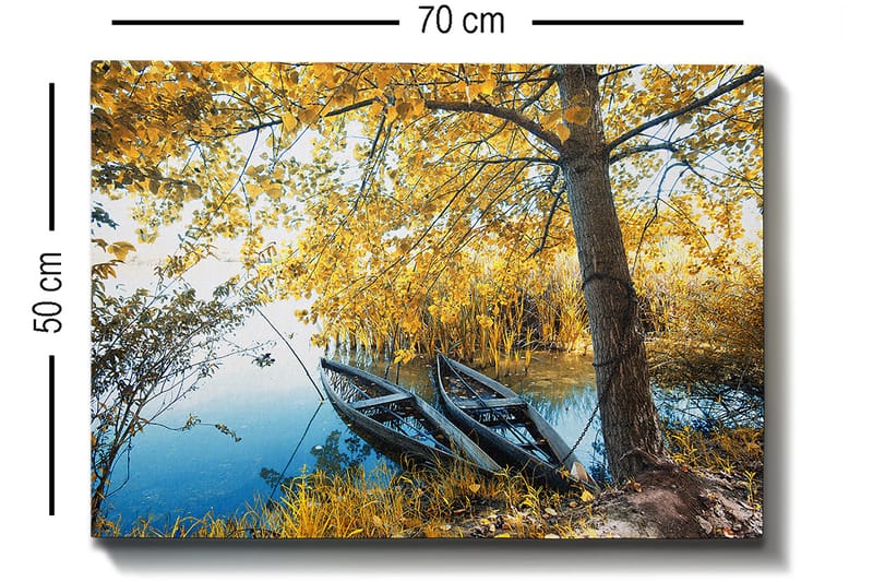 Koristeellinen Canvastaulu 50x70 cm - Monivärinen - Sisustustuotteet - Taulu & taide - Canvas-taulu