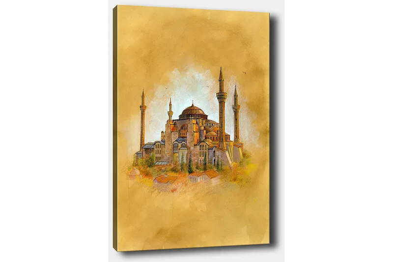 Koristeellinen Canvastaulu 50x70 cm - Monivärinen - Sisustustuotteet - Taulu & taide - Canvas-taulu