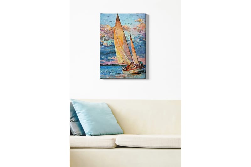 Koristeellinen Canvastaulu 50x70 cm - Monivärinen - Sisustustuotteet - Taulu & taide - Canvas-taulu