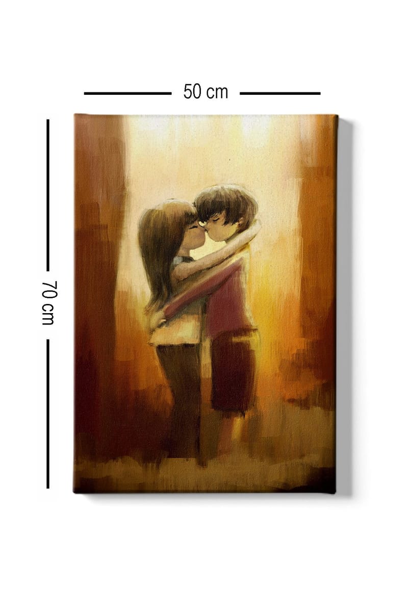 Koristeellinen Canvastaulu 50x70 cm - Monivärinen - Sisustustuotteet - Taulu & taide - Canvas-taulu