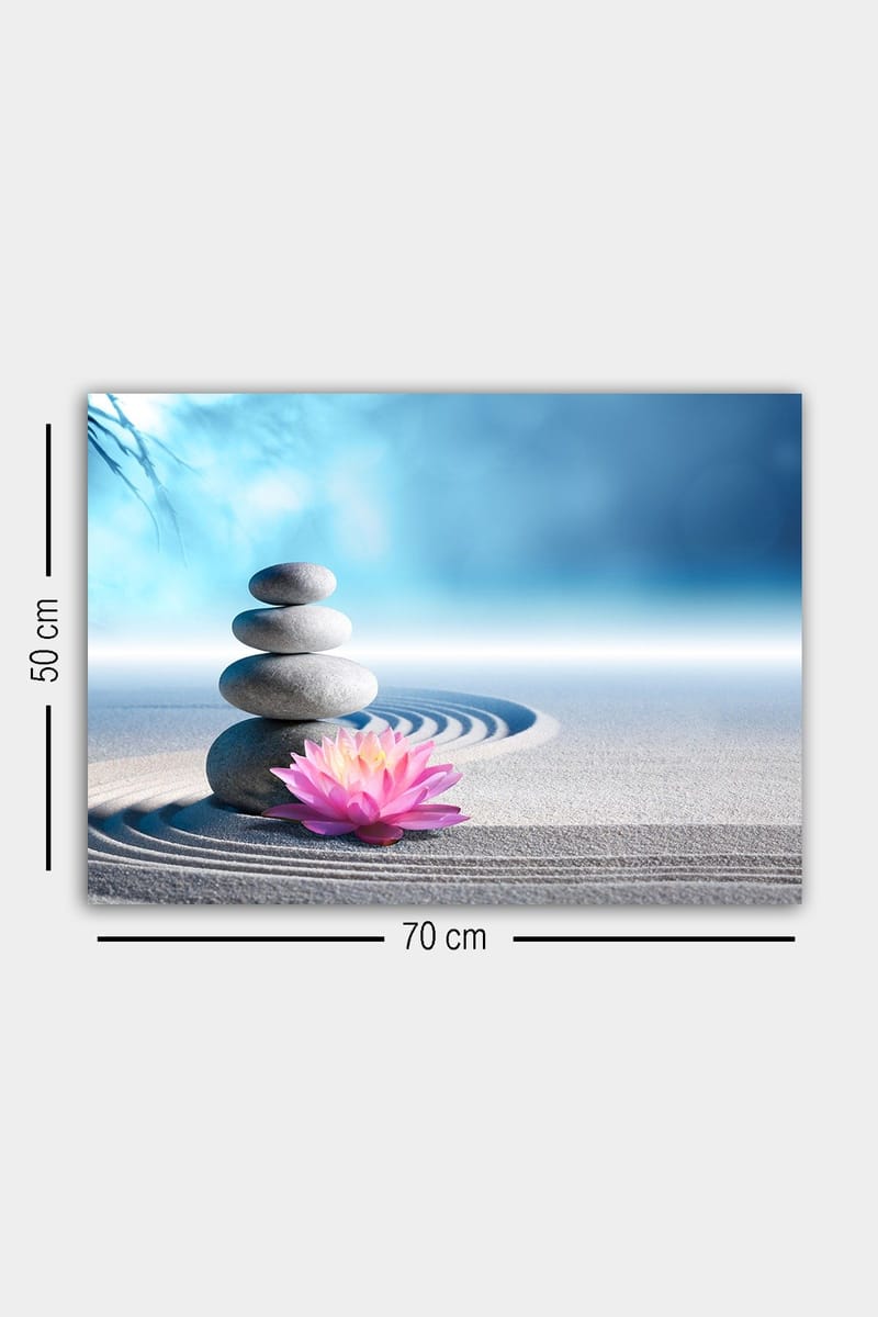 Koristeellinen Canvastaulu 50x70 cm - Monivärinen - Sisustustuotteet - Taulu & taide - Canvas-taulu