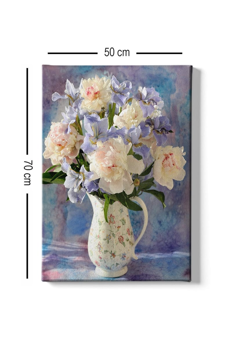 Koristeellinen Canvastaulu 50x70 cm - Monivärinen - Sisustustuotteet - Taulu & taide - Canvas-taulu