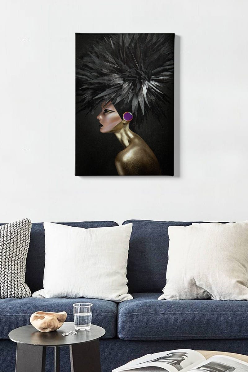 Koristeellinen Canvastaulu 50x70 cm - Monivärinen - Sisustustuotteet - Taulu & taide - Canvas-taulu