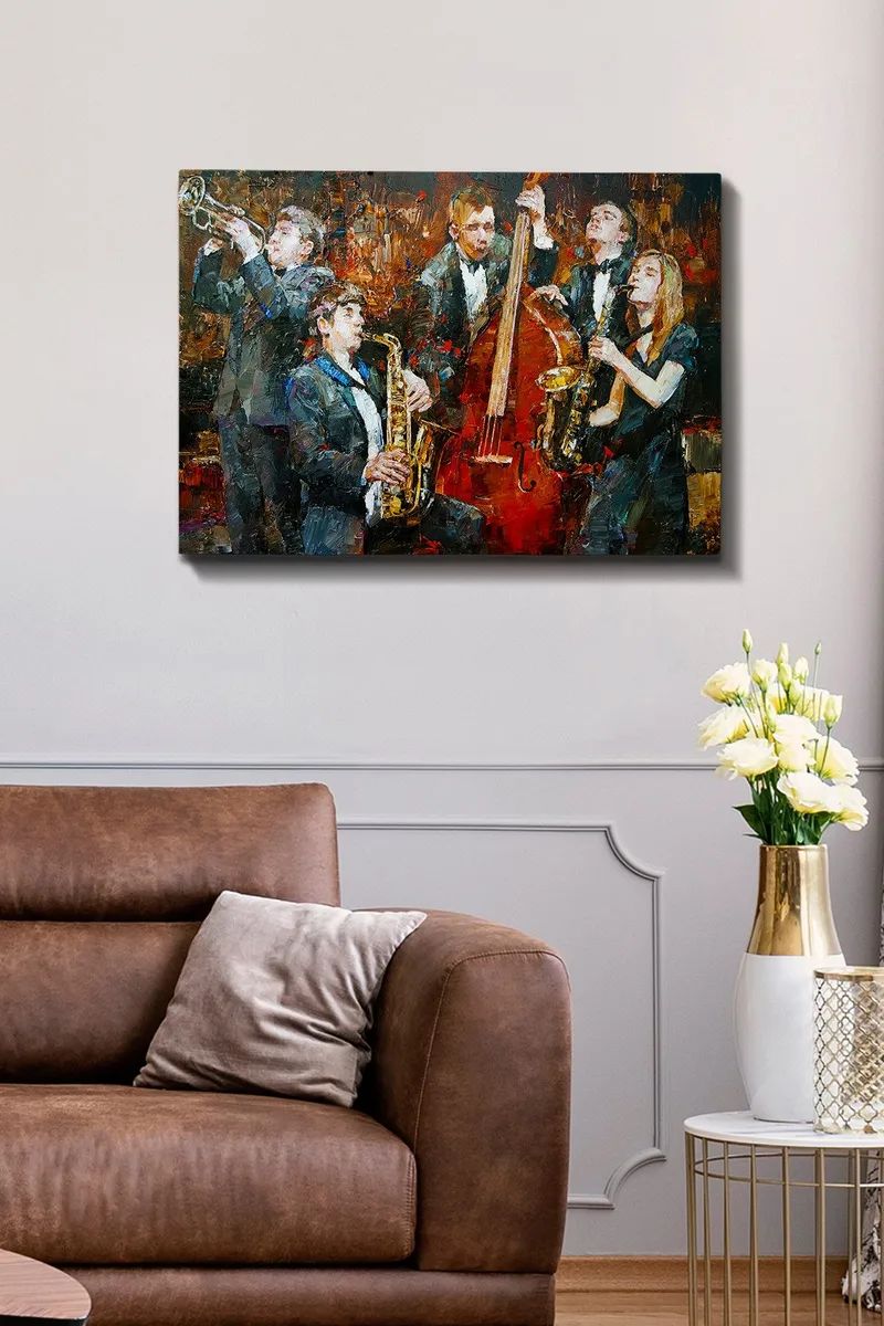 Koristeellinen Canvastaulu 50x70 cm - Monivärinen - Sisustustuotteet - Taulu & taide - Canvas-taulu