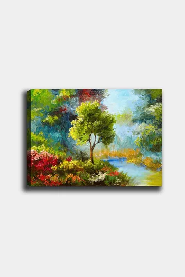 Koristeellinen Canvastaulu 50x70 cm - Monivärinen - Sisustustuotteet - Taulu & taide - Canvas-taulu