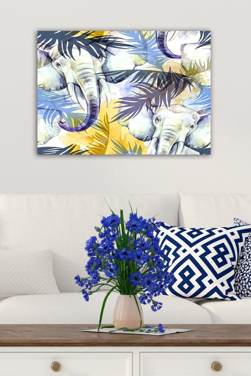 Koristeellinen Canvastaulu 50x70 cm - Monivärinen - Sisustustuotteet - Taulu & taide - Canvas-taulu