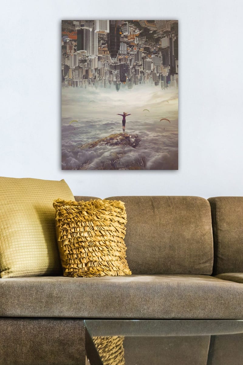 Koristeellinen Canvastaulu 50x70 cm - Monivärinen - Sisustustuotteet - Taulu & taide - Canvas-taulu