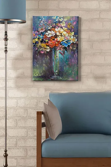 Koristeellinen Canvastaulu 50x70 cm - Monivärinen - Sisustustuotteet - Taulu & taide - Canvas-taulu