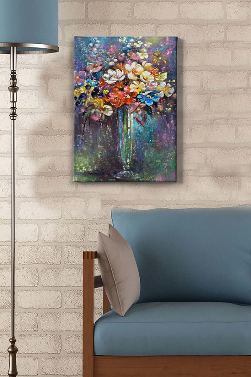 Koristeellinen Canvastaulu 50x70 cm - Monivärinen - Sisustustuotteet - Taulu & taide - Canvas-taulu