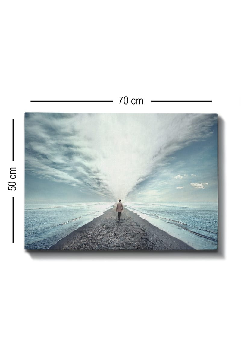 Koristeellinen Canvastaulu 50x70 cm - Monivärinen - Sisustustuotteet - Taulu & taide - Canvas-taulu