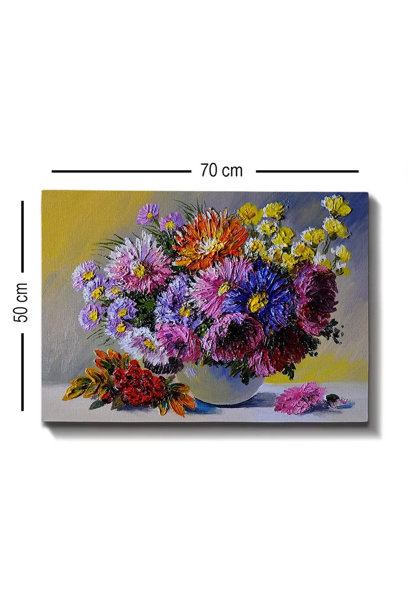 Koristeellinen Canvastaulu 50x70 cm - Monivärinen - Sisustustuotteet - Taulu & taide - Canvas-taulu