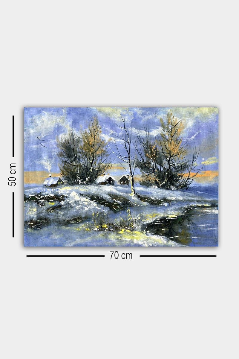 Koristeellinen Canvastaulu 50x70 cm - Monivärinen - Sisustustuotteet - Taulu & taide - Canvas-taulu